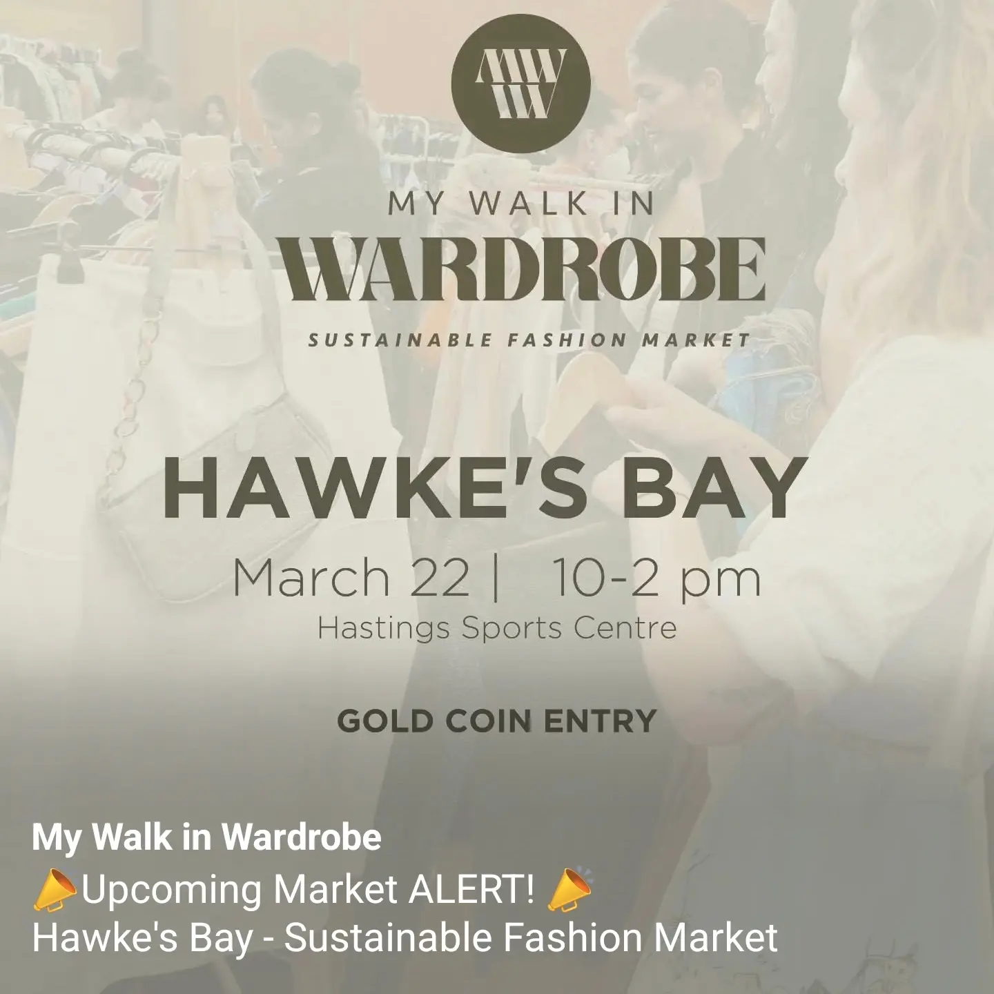 2025 March my walk wardrobe market in Hastings New Zealand