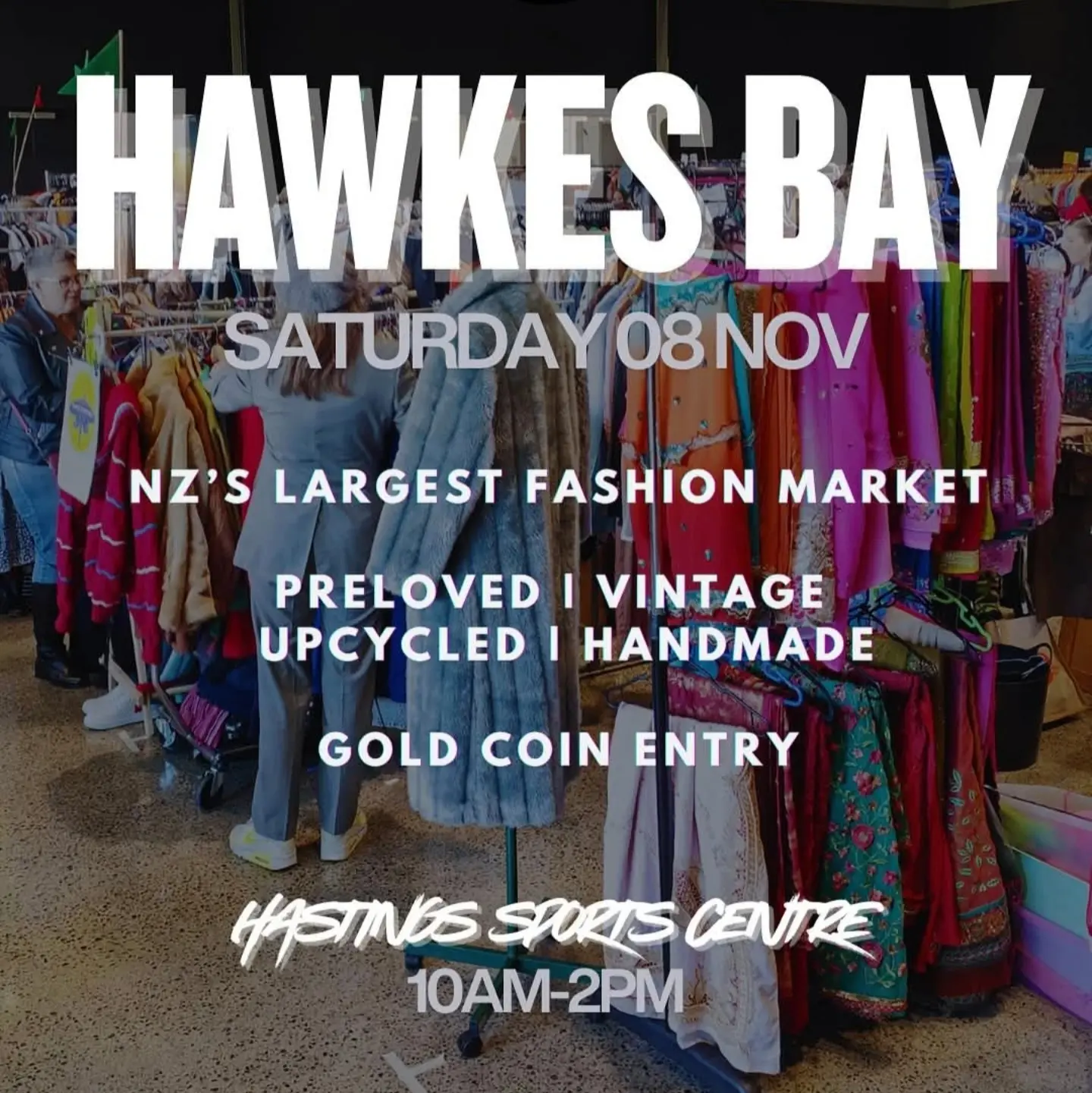 Flossie and Dean at my walk in wardrobe hasting November 8 2025 Market