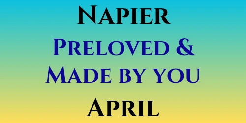 Napier Preloved and made by you April market