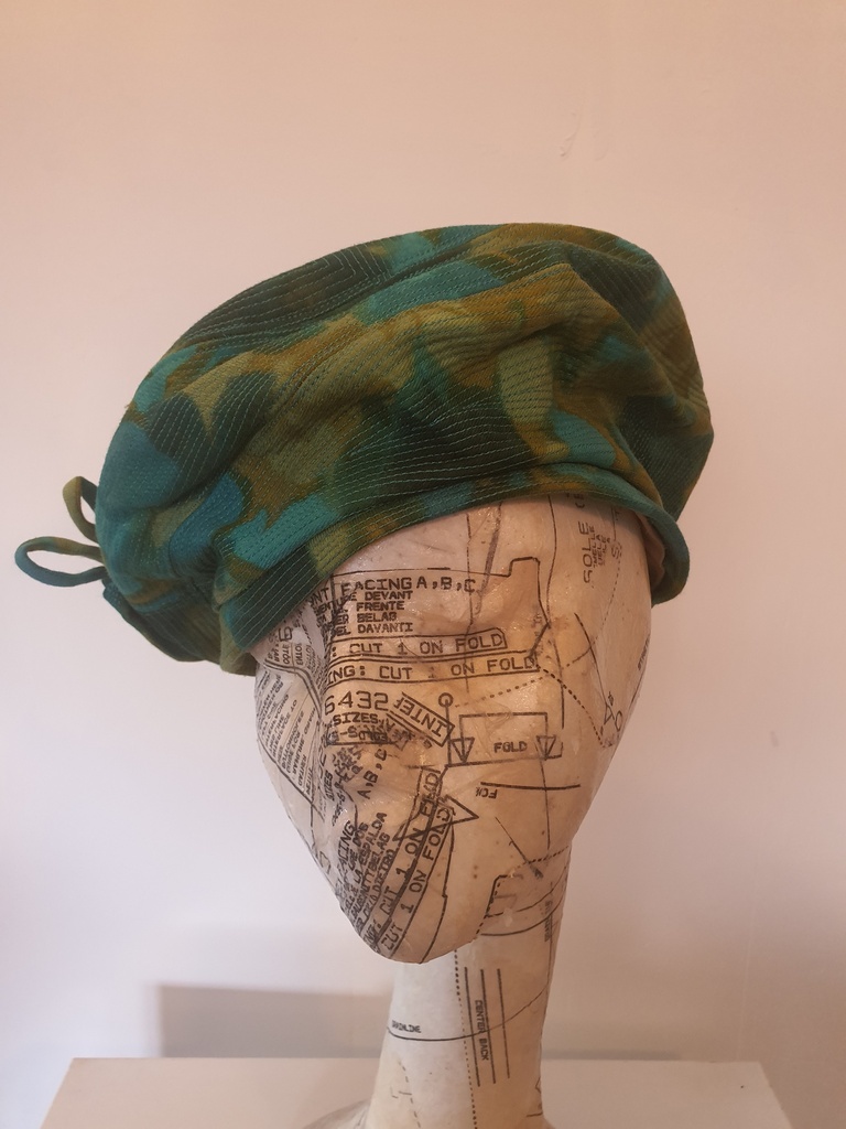 Womens Vintage Camo Green Beret