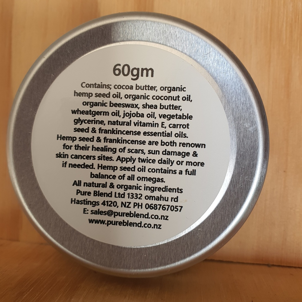 Pure Blend Hemp and Vit-E Body Butter 60g Tin