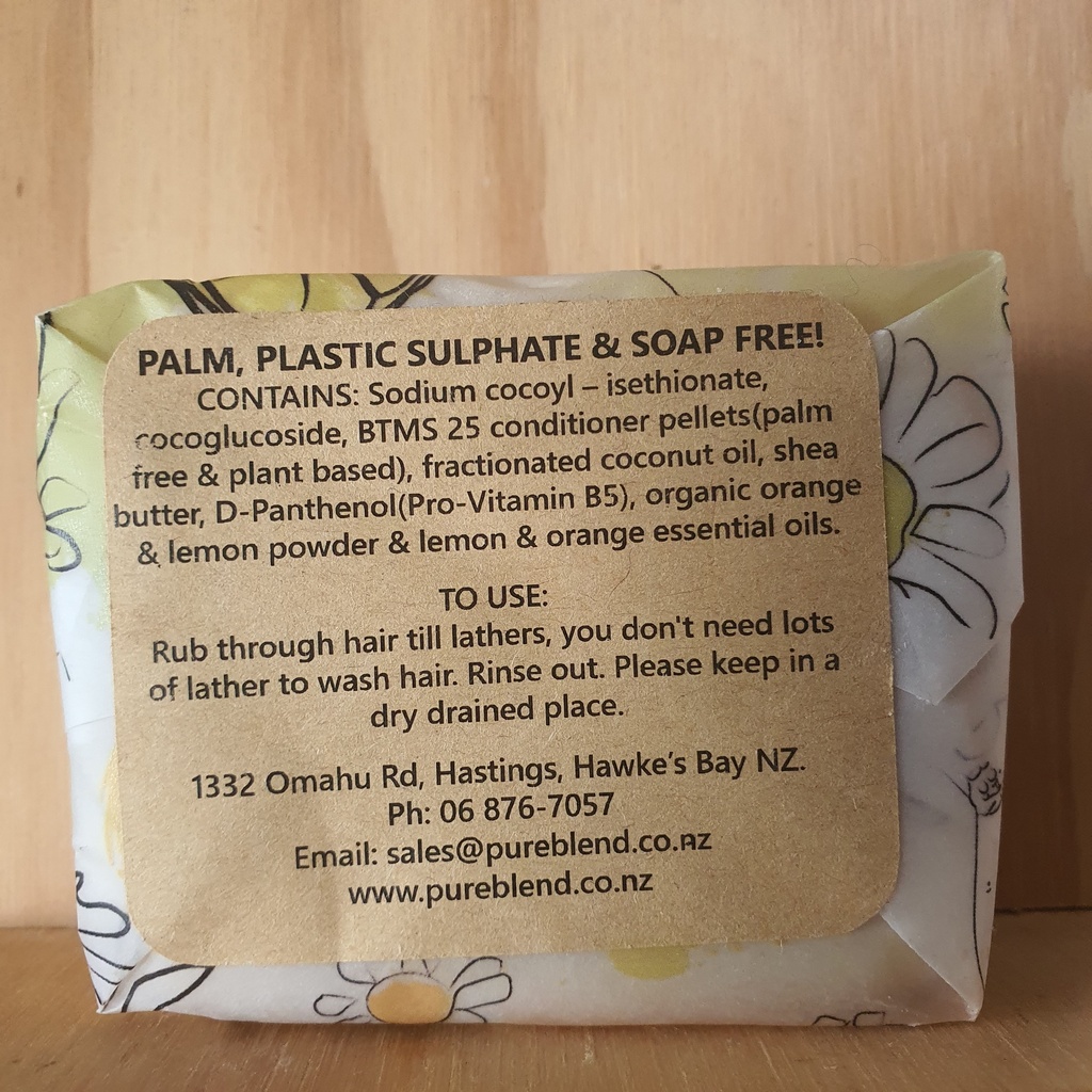 Pure Blend Shampoo Bar 100g Oranges & Lemons