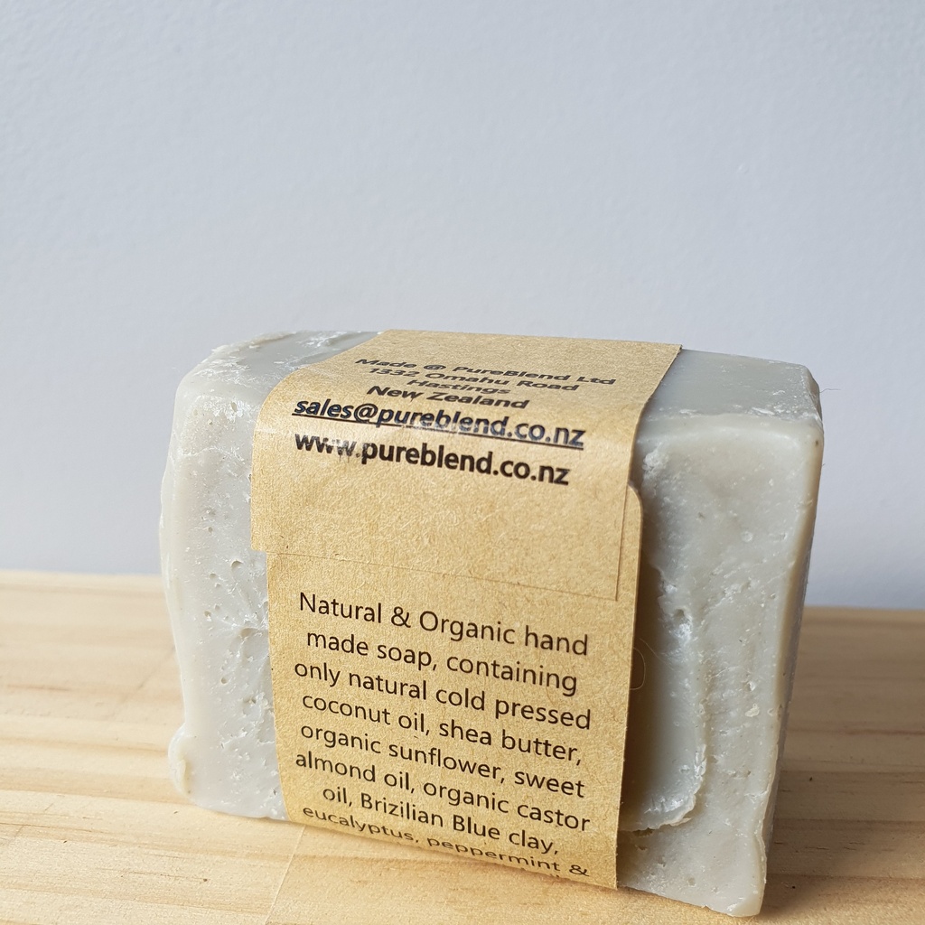 Pure Blend Soap Blue Clay& Eucalyptus Mint