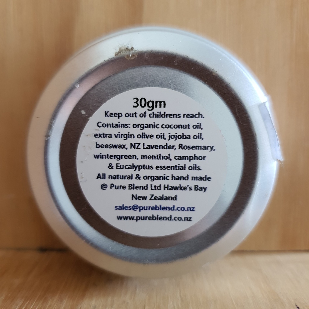 Pure Blend Vapor Balm 30g Tin