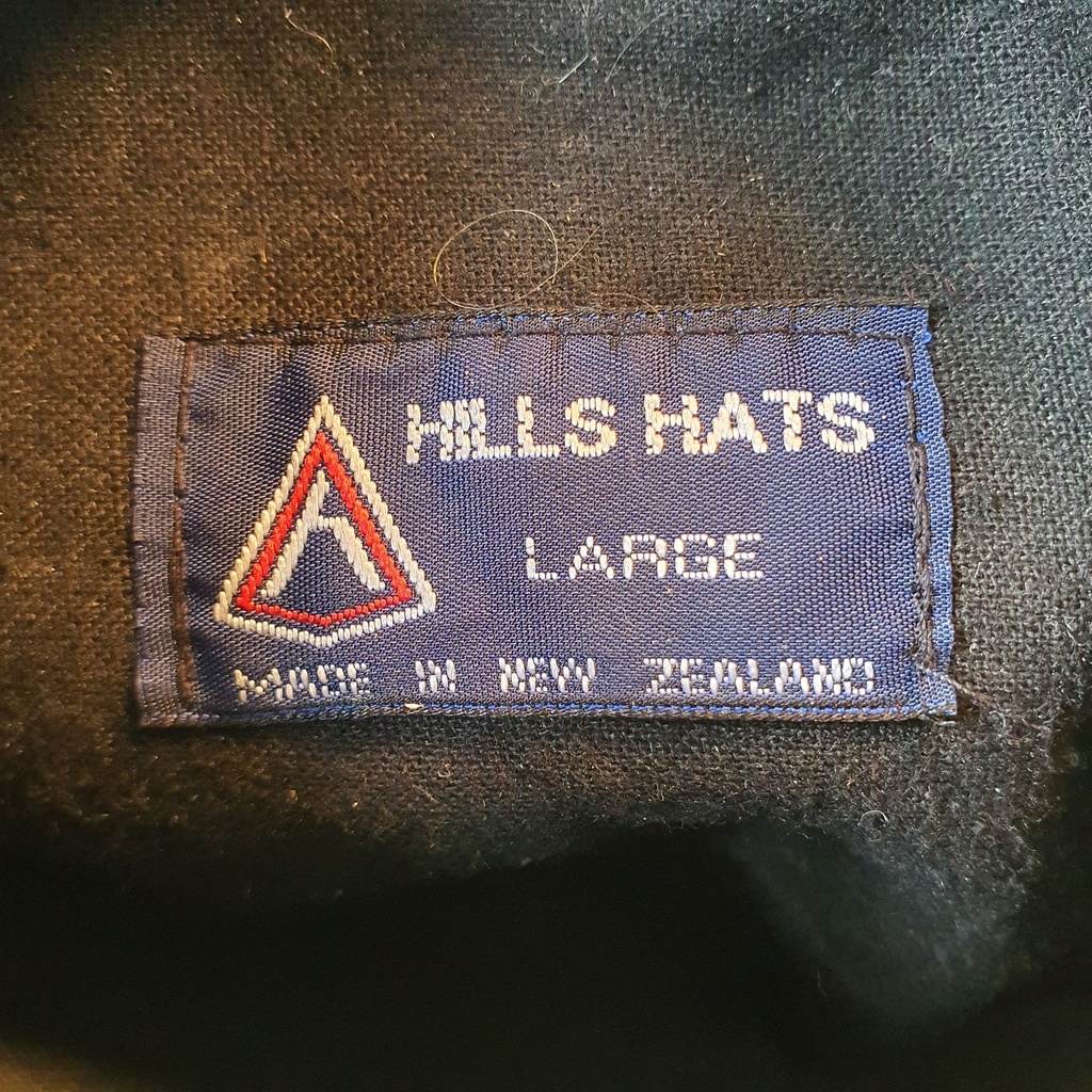 Hill Hats - Charcoal Check Flap Cap (L)