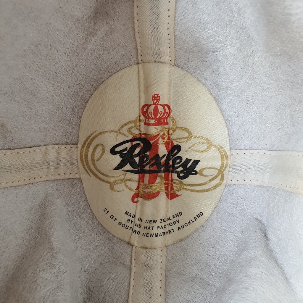 Vintage Herringbone Tweed Trilby - Hills Hats NZ (59cm)