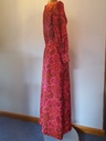 Vintage Rich Melon Silk Dress