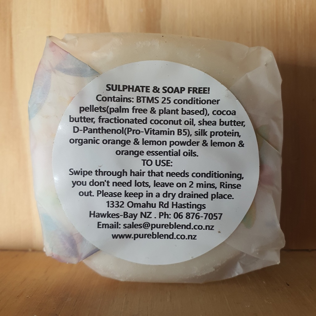 Pure Blend Conditioner Round Bar 60g Oranges & Lemons