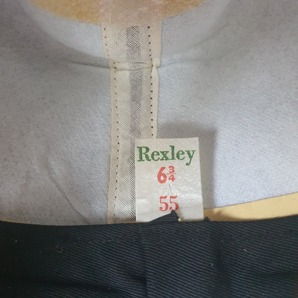 Vintage Herringbone Tweed Trilby - Hills Hats NZ (59cm)