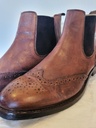 Mens Leather Tan Ankle Boot sz47