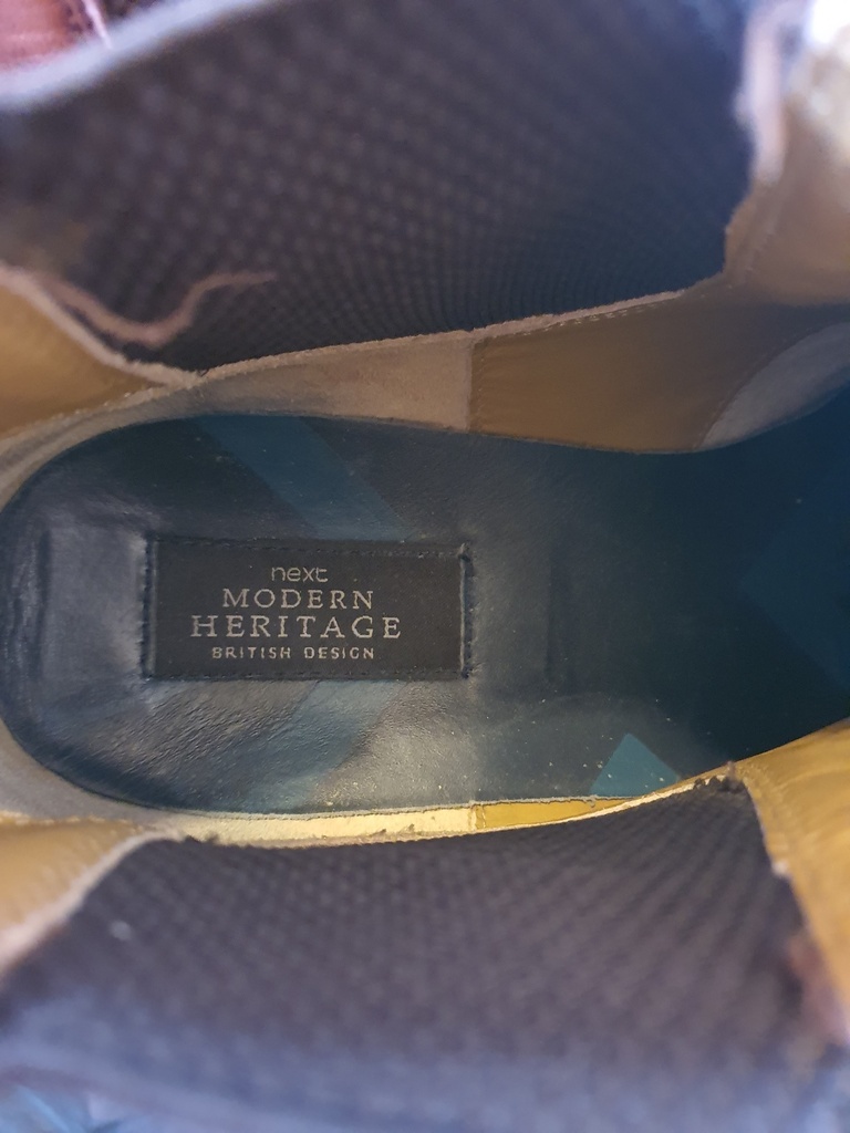 Mens Leather Tan Ankle Boot sz47