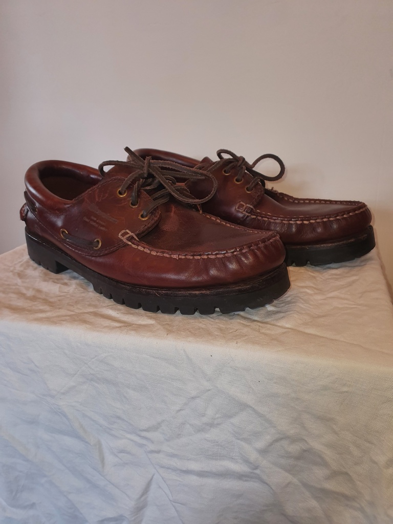 Mens Brown Boat Shoes (sz45 / UK 11)