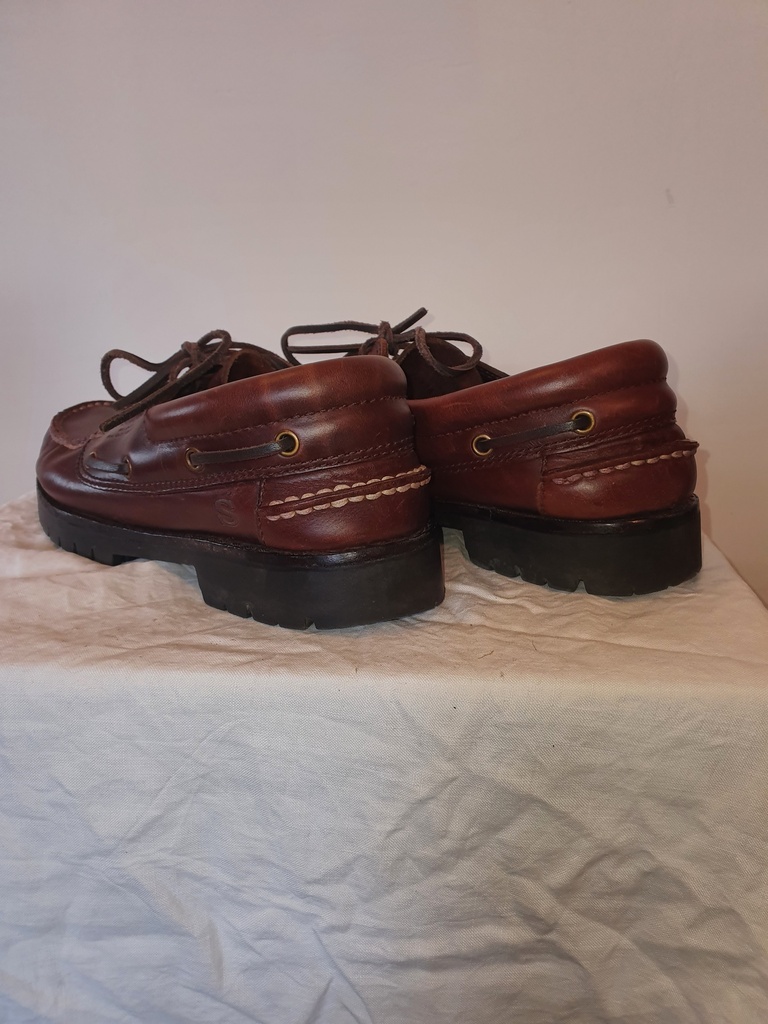 Mens Brown Boat Shoes (sz45 / UK 11)