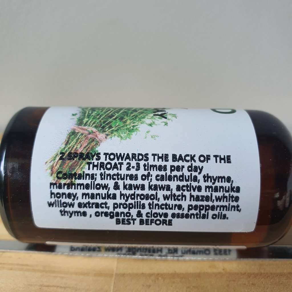 Pure Blend Throat Spray 50ml Manuka Honey and Thyme