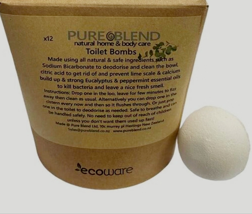 Pure Blend Toilet Cleaner Fizzing Balls (12pk)