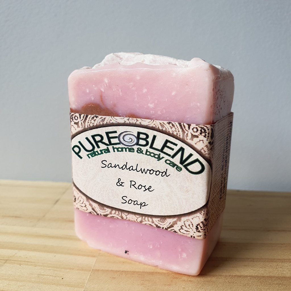 [PBHSWR] Pure Blend Soap Sandalwood and Rose