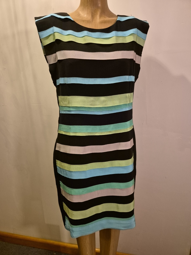 Womens Preloved Retro Styled Ribbon Dress size 12