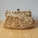 Preloved Purse - Vintage Clam Shell Cutch