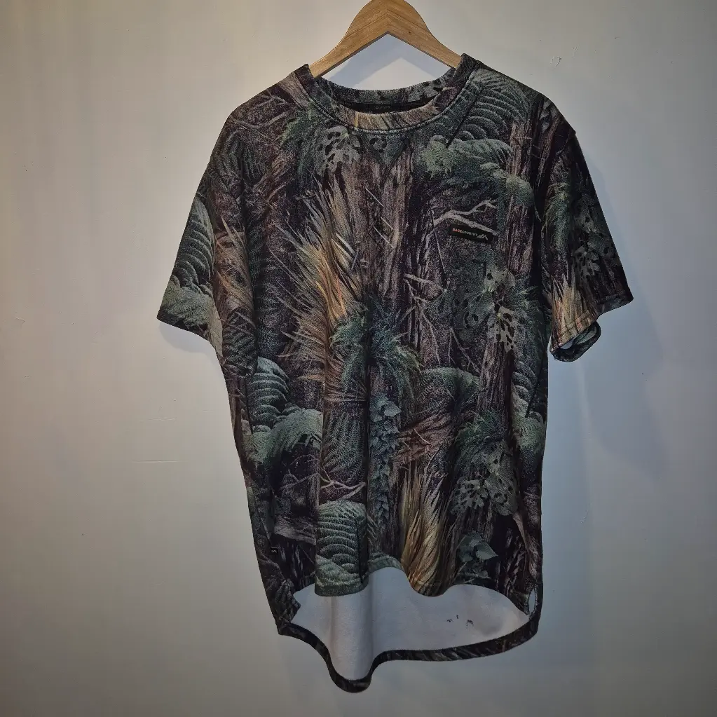 [MST01] Preloved Mens Tshirt - Camo Bush Tee size XL