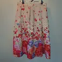 Preloved Womens Skirt - Summer Flowers Mini Skirt size 10