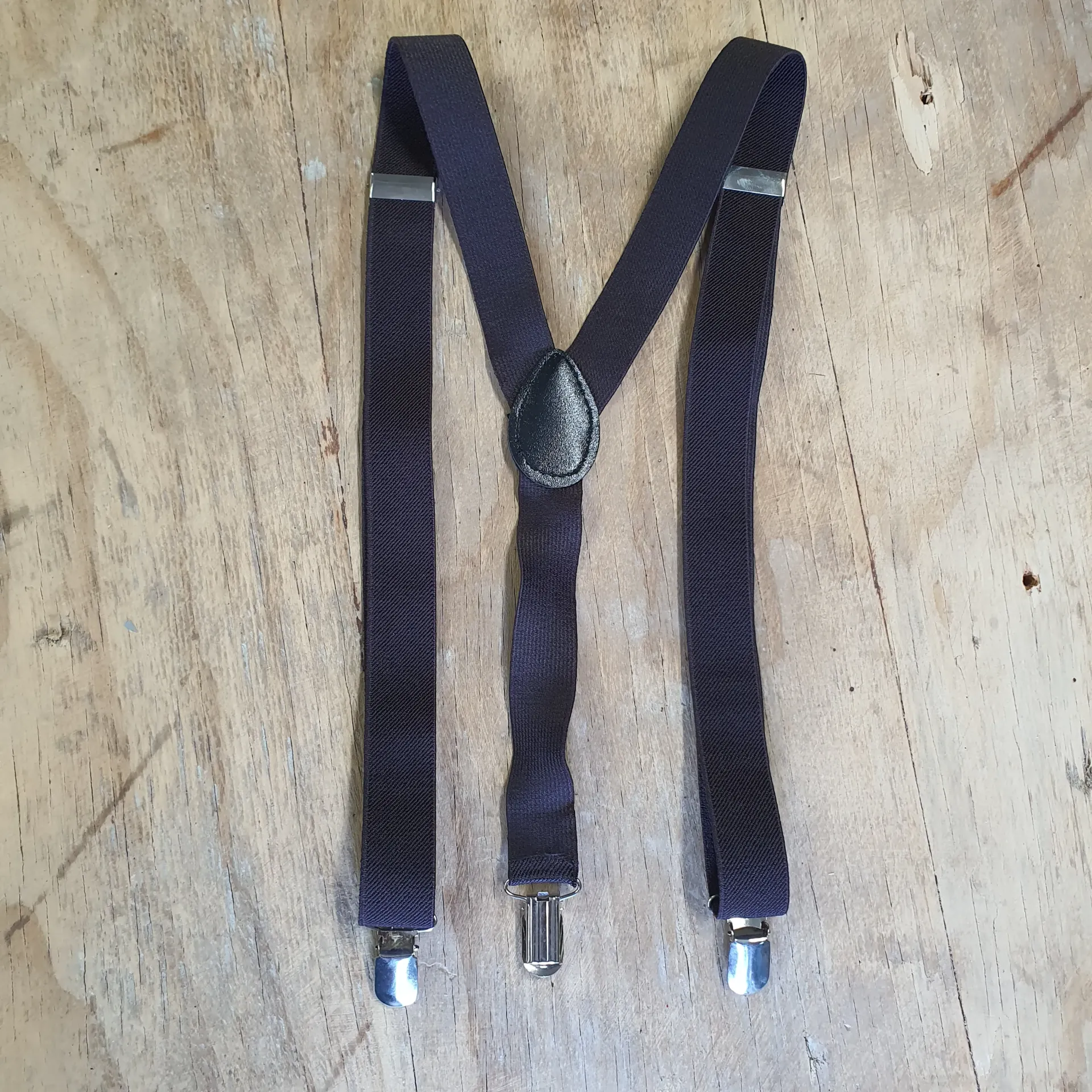 Preloved Boys Braces Clip End - Brown