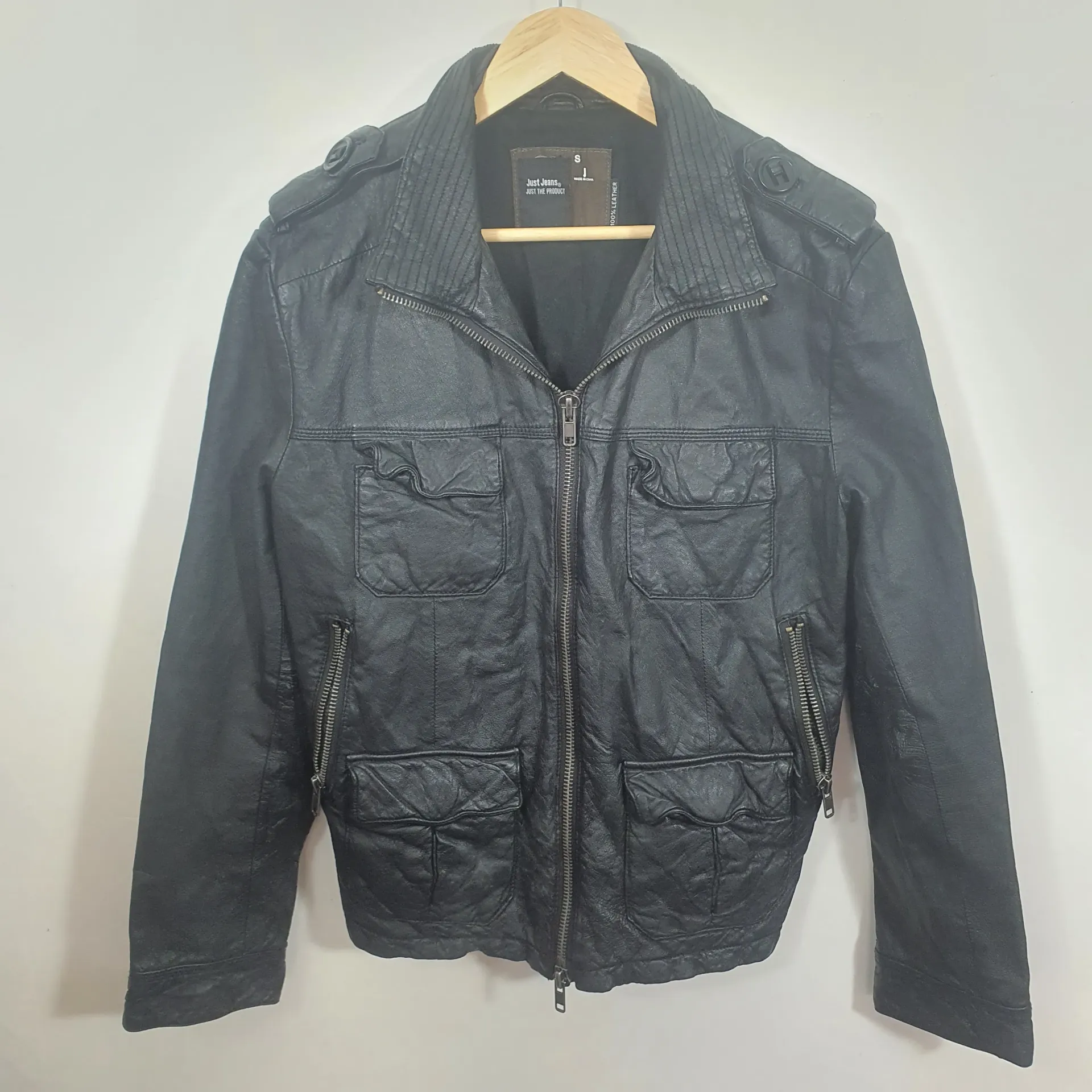 [LJC04] Preloved Leather Jacket #04 Mens