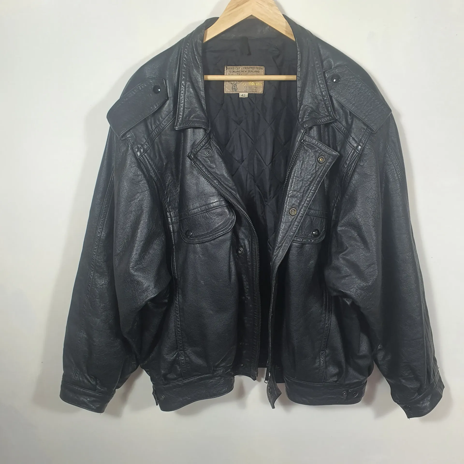 Preloved Leather Jacket #08 Mens