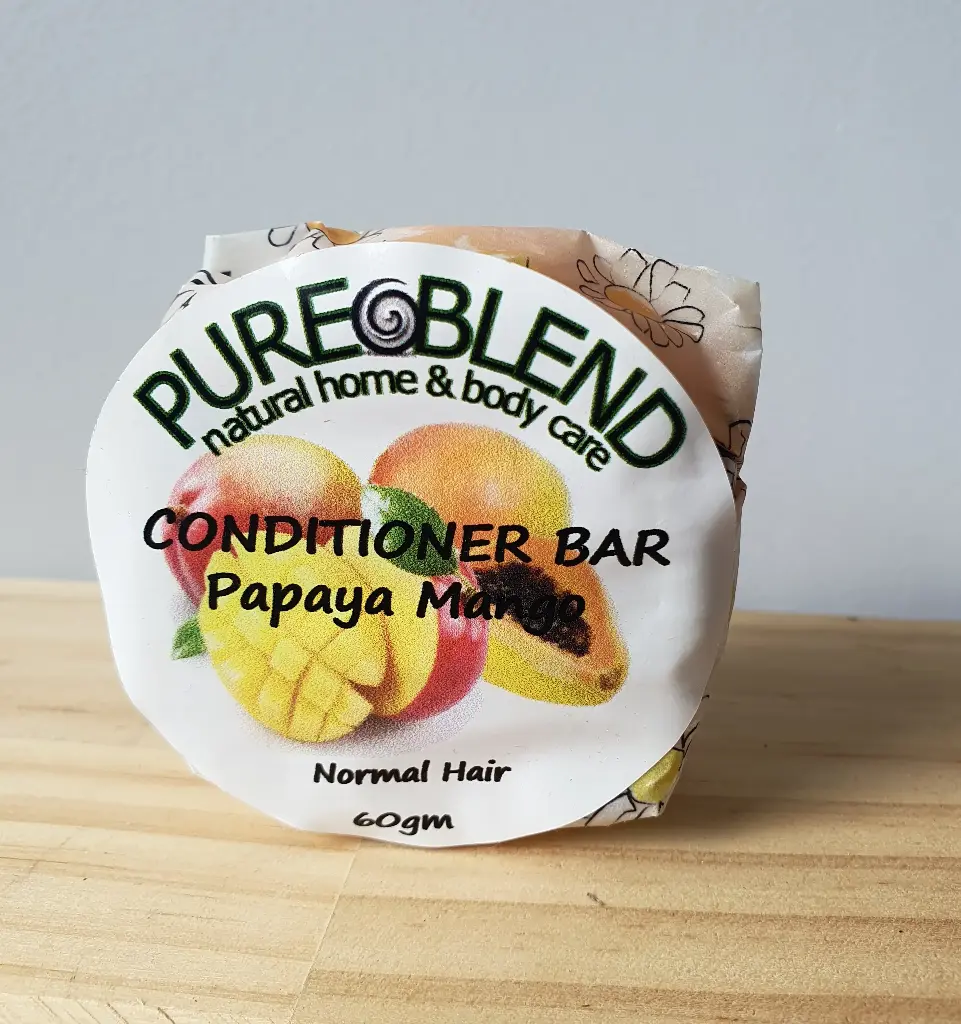 Pure Blend Mango and Papaya Conditioner Bar (Round)