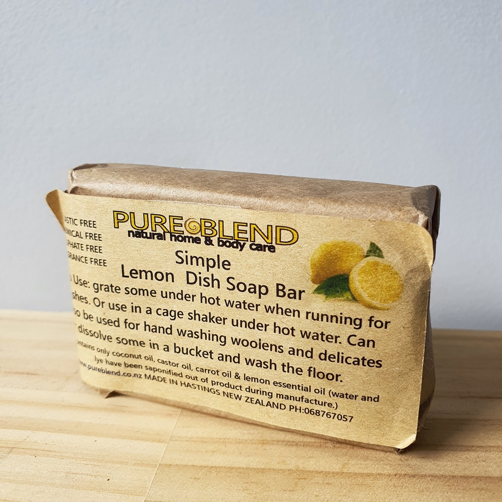 [PBLSLDSB] Pure Blend Simple Soap Bar - Lemon
