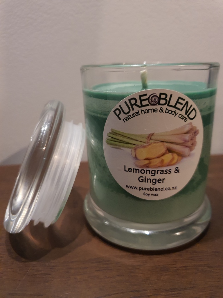 [PBCLG120] Pure Blend Candle 
- Lemongrass and Ginger 120g