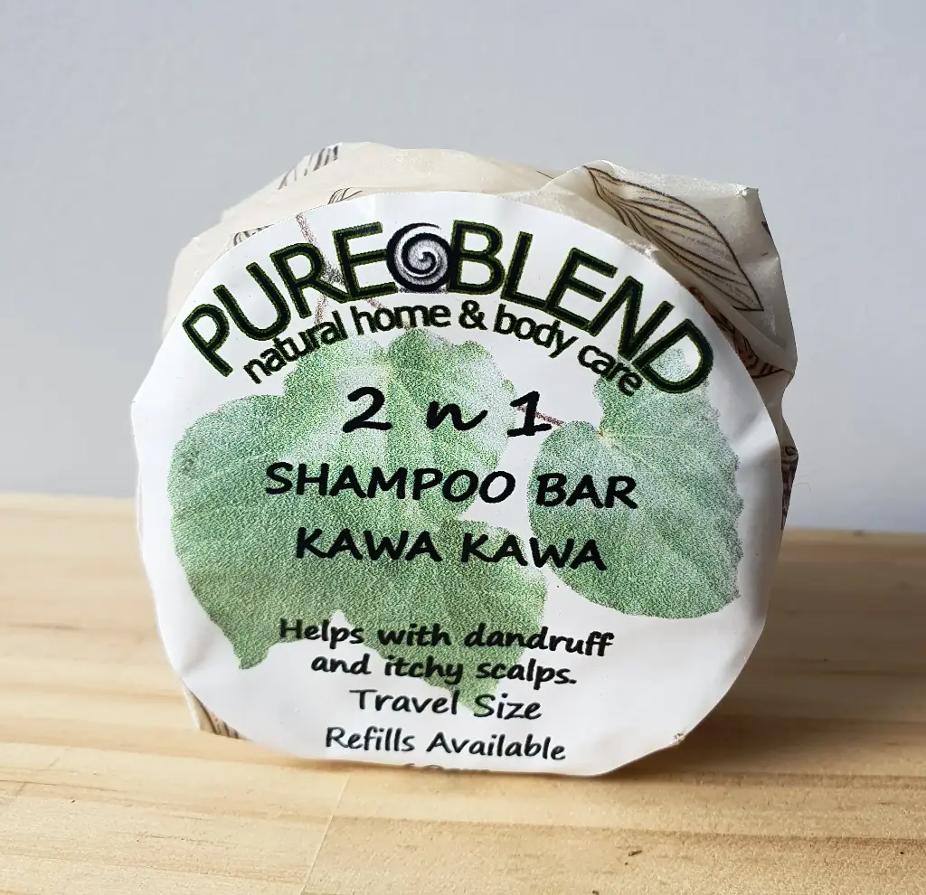 Pure Blend Kawakawa Shampoo Bar (Round)