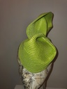 Flossie and Dean Lime Green Twist Fascinator