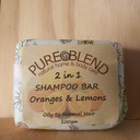 Pure Blend Oranges and Lemons Shampoo Bar (Rectangle)