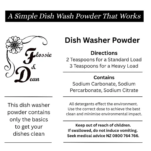 [DWPKG] Dishwasher Powder (per kg) @ Flossie and Dean