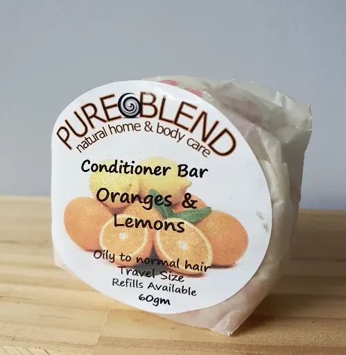 [PBCBOL60] Pure Blend Oranges and Lemons Conditioner Bar (Round)